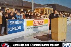 15 Ansprache des 1. Vorstands Anton Mangler bei der Eröffnung