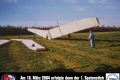 23 Beginn der Überdachung